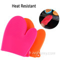 Gants antidérapants résistants à la chaleur silicone